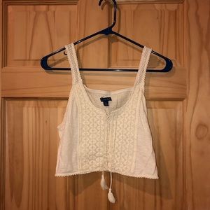 Large American Eagle Crop Top